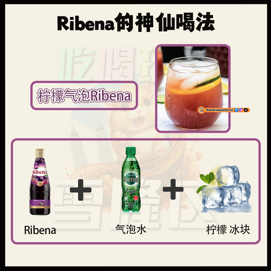 大马吃喝玩乐 - Ribena喝法