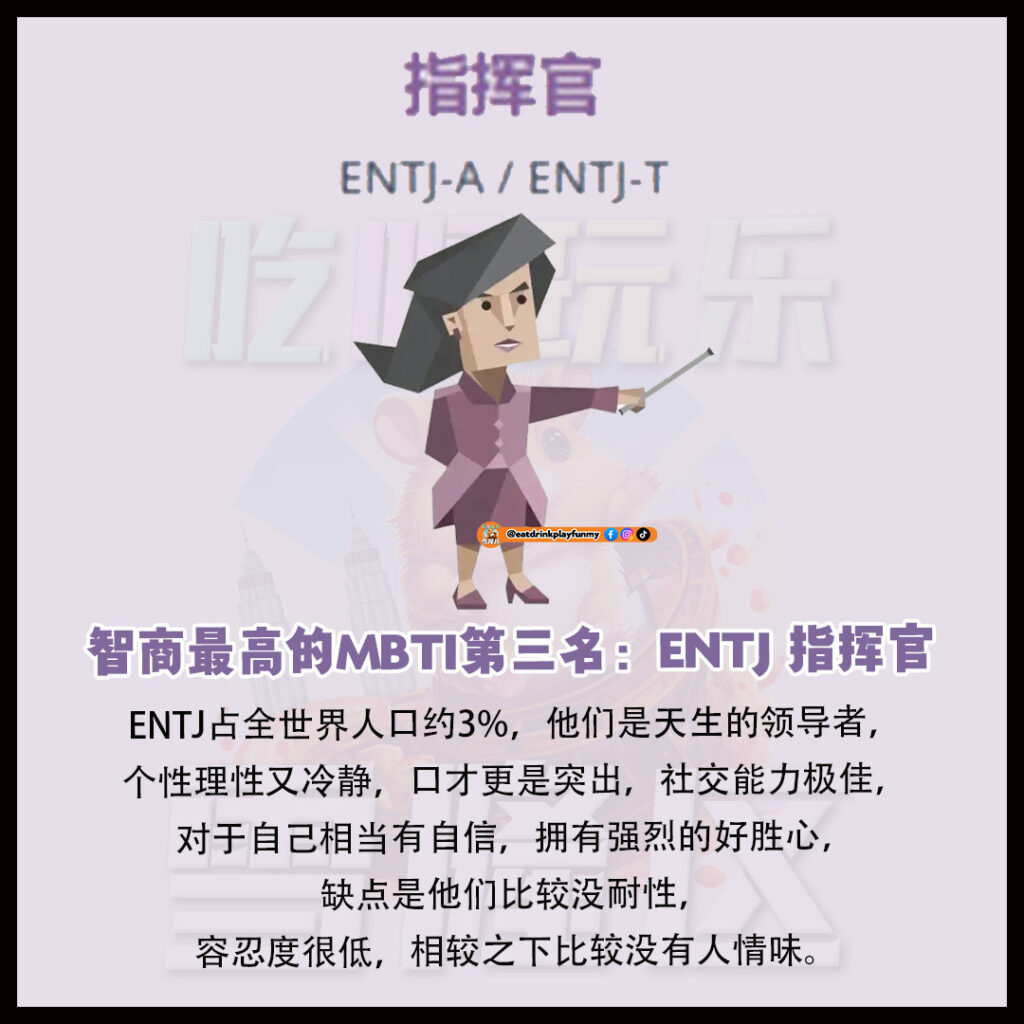 大马吃喝玩乐 - MBTI