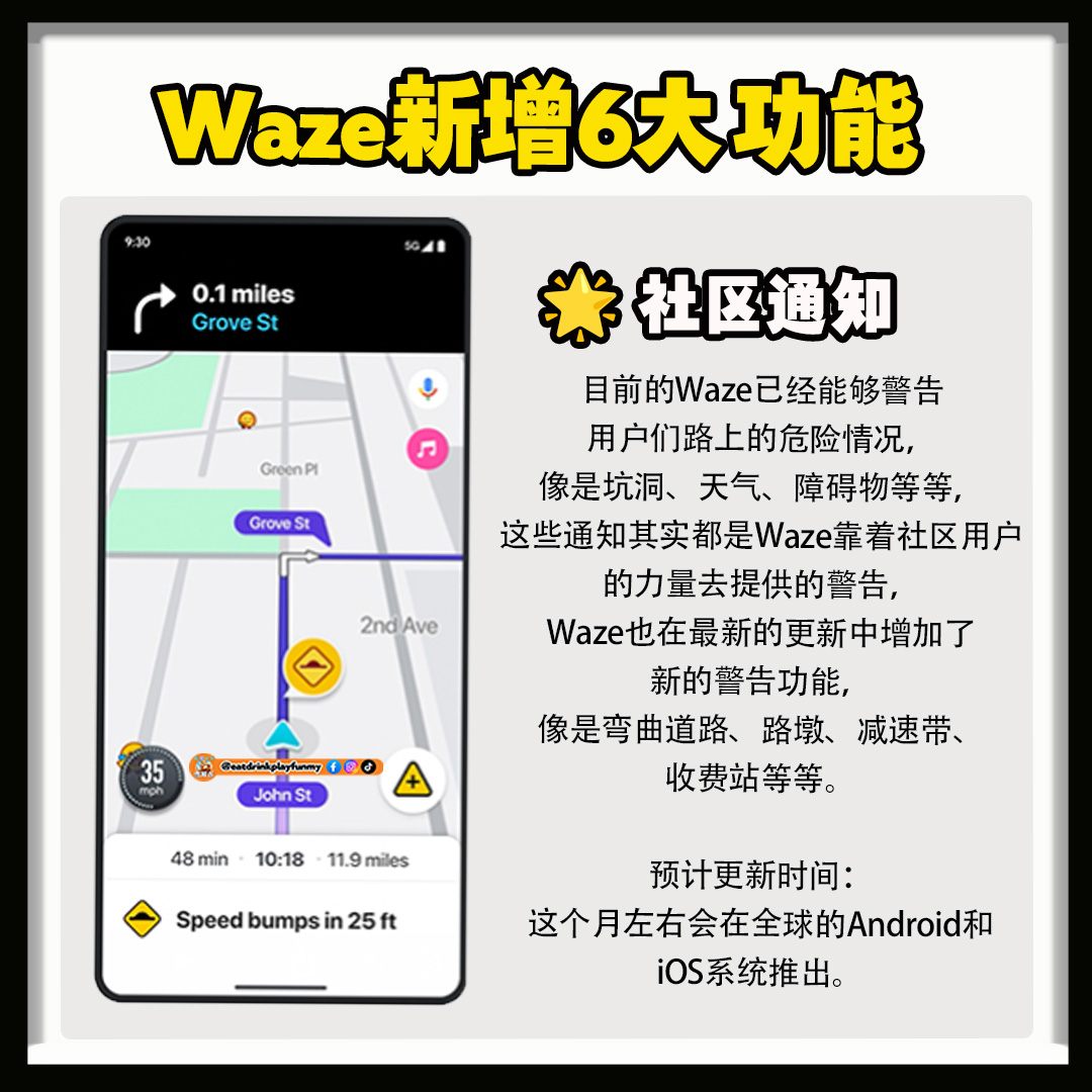 大马吃喝玩乐 - waze新增功能