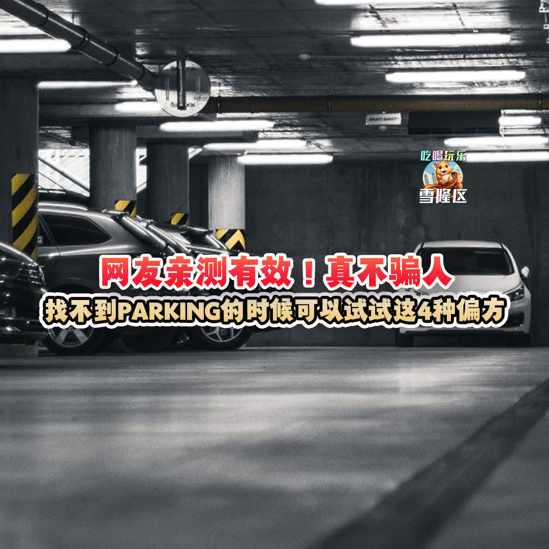 大马吃喝玩乐 - 找parking方式